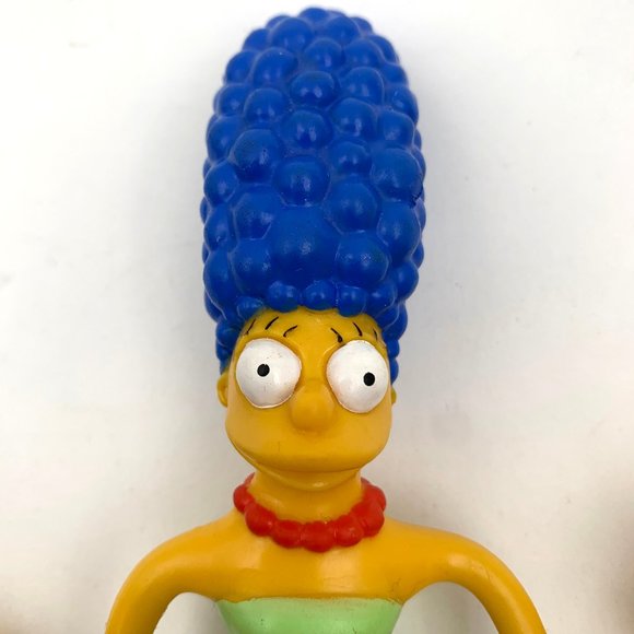 Vintage The Simpsons Bendable Action Figures Jesco - Lisa Maggie Marge - Picture 3 of 5